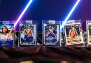 Collection of custom AI sports trading cards